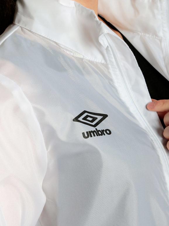 Umbro Giacca a Vento Modello Donna Leggere Bianco Taglia L