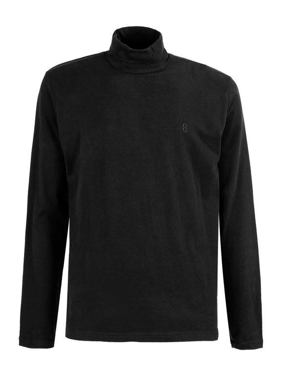 Coveri Moving Maglietta Dolcevita Da Uomo T-shirt Manica Lunga Nero Taglia Xxl