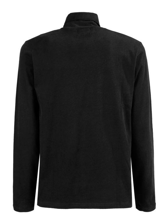 Coveri Moving Maglietta Dolcevita Da Uomo T-shirt Manica Lunga Nero Taglia Xxl