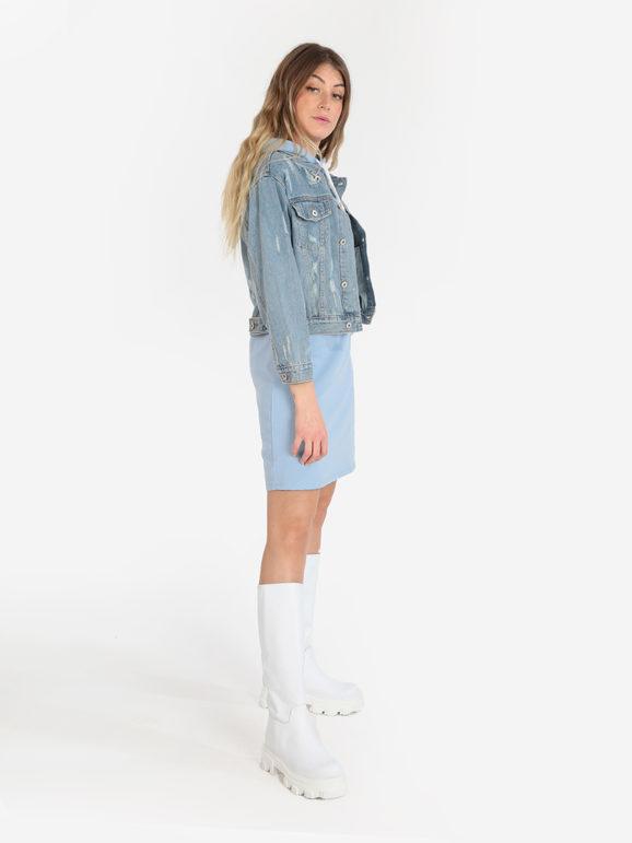 Solada Giacca In Jeans Oversize Donna Taglia 42