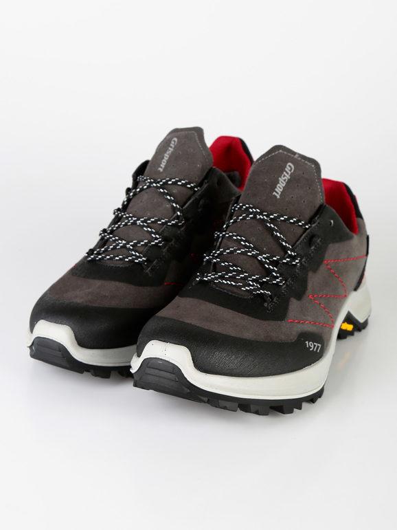 GRISPORT Scarpa trekking uomo grigia in pelle