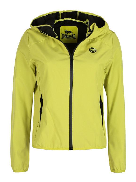 Lonsdale Lodpe 215990 Giubbino Donna Con Zip e Cappuccio Giacche Leggere Verde Taglia L