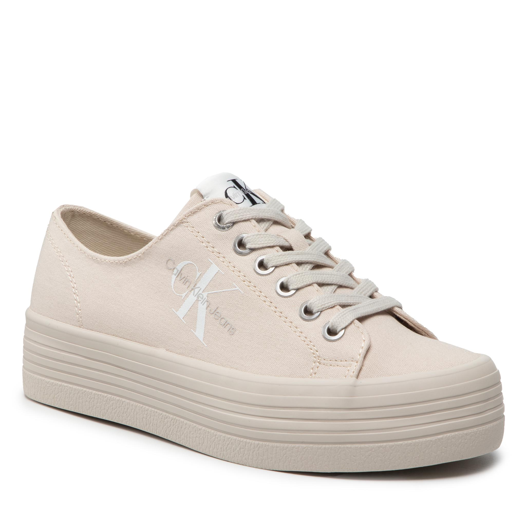 calvin klein jeans vulcanized flatform laceup