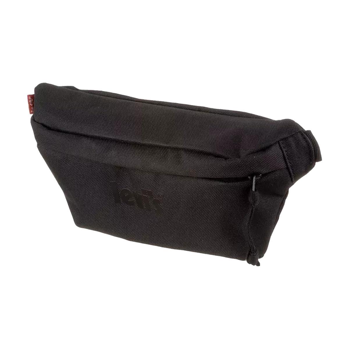 Marsupio Unisex Essential – 100% Poliestere, 3 Tasche Con Cerniera, Cinghia Regolabile, Logo Hardcore Ricamato, Colore Nero