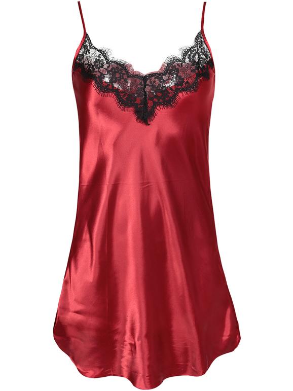 ᐅ Sottoveste In Seta Seta By Amadine 2028 | Sottoveste/ Pariginia In Seta Spalline Sottili Regolabili. Tessuto : 94% Seta 6 | Lingerie Da Notte Nuisette/Parigine - Foto 7