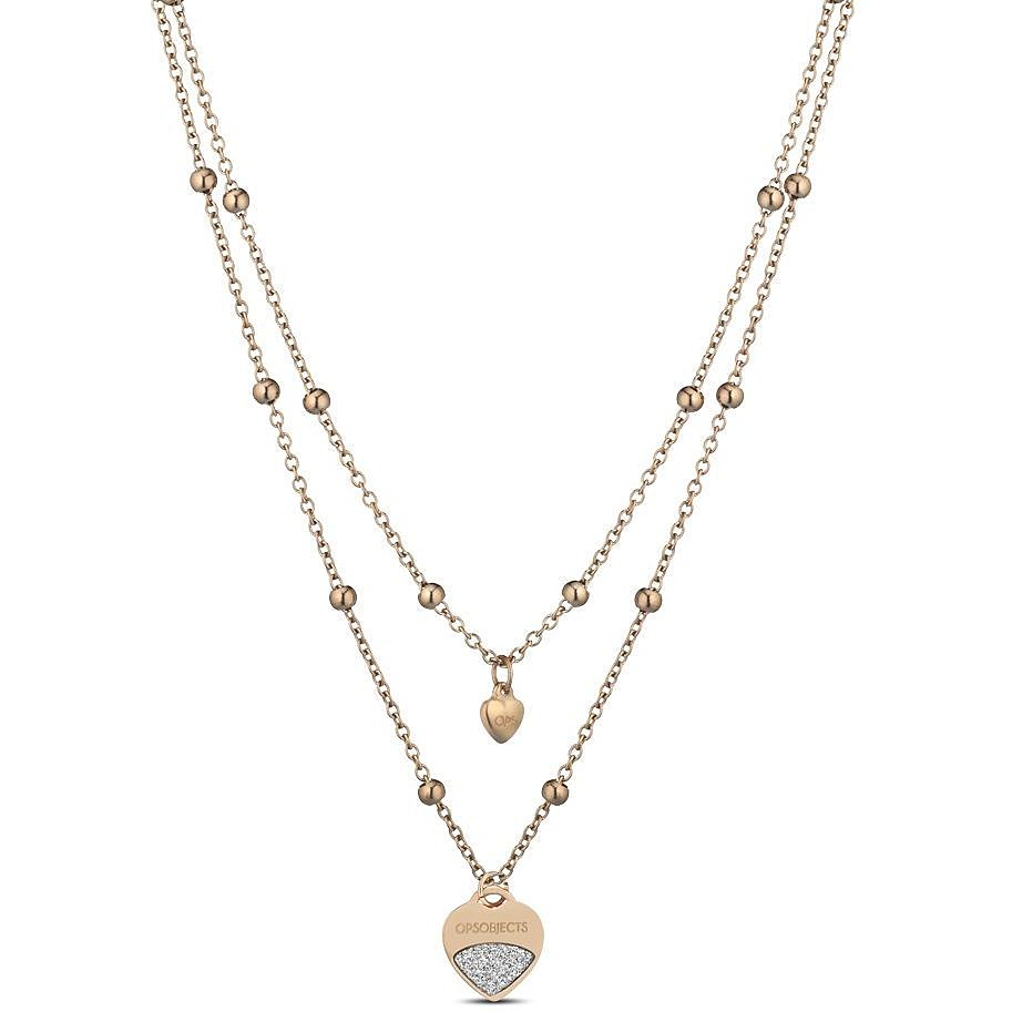 Collana donna gioielli Ops Objects glitter fancy cuore opscl-371