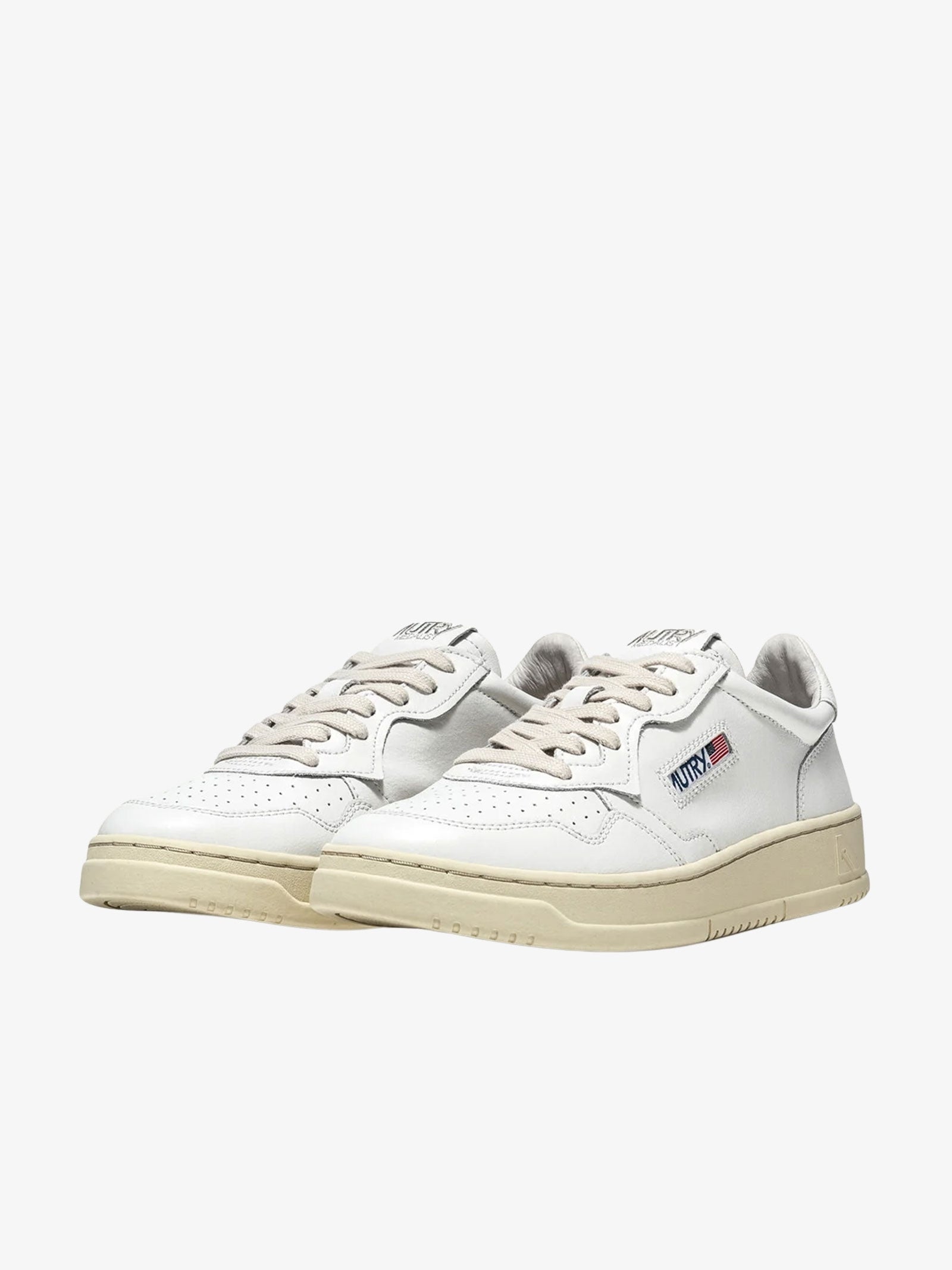 VIA CONDOTTI Sneakers Basse Uomo In Pelle Bianca Traforata – Made In Italy (Verdi/Grigio)