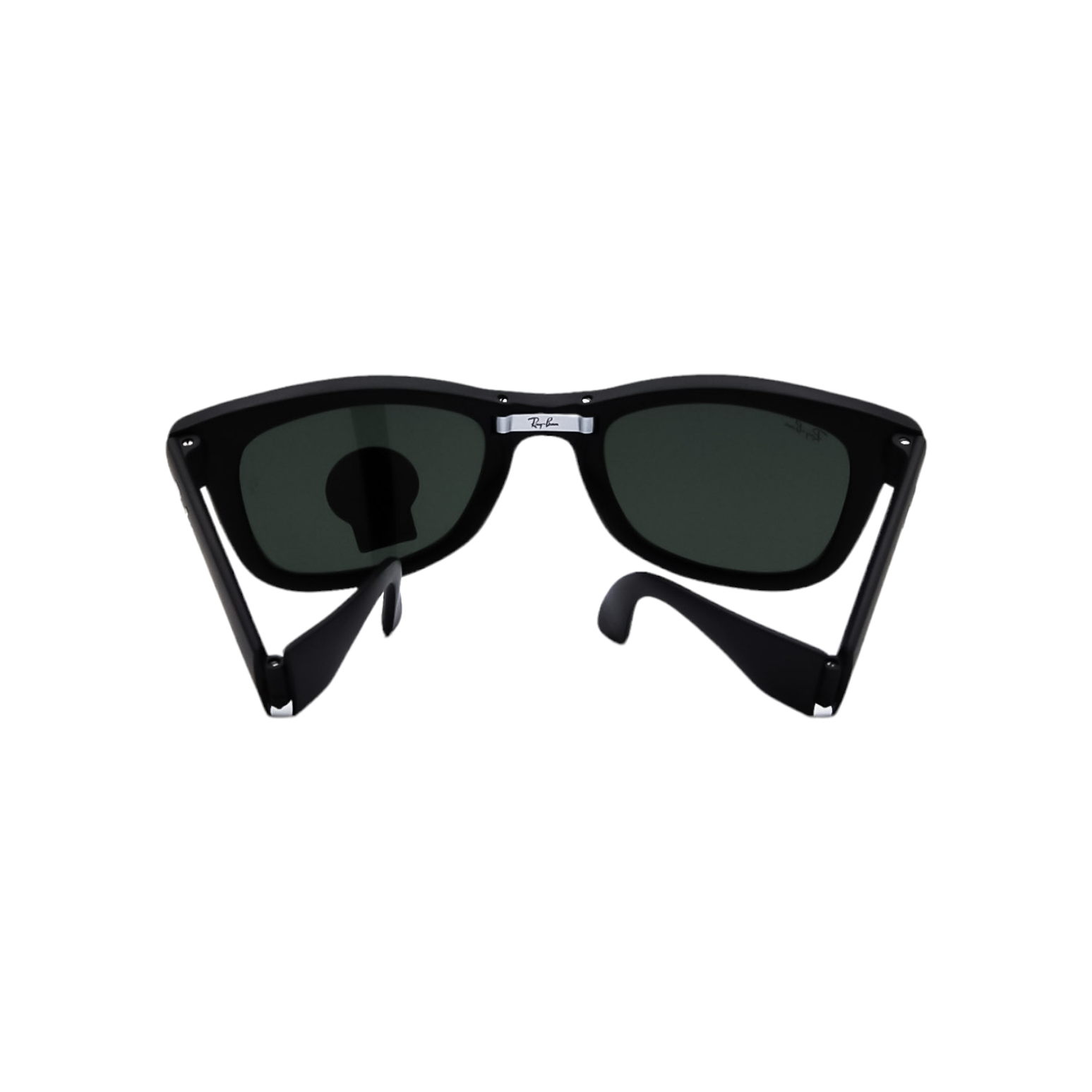 Ray Ban Folding Wayfarer Rb4105 Opaco 601 S Matte Black Cal 50 Ponte 22 Asta 140 601s