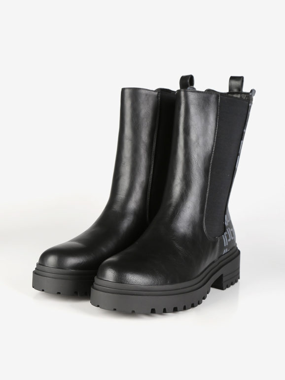 Lancetti Stivaletti Da Donna Modello Chelsea Tronchetti Nero Taglia 40