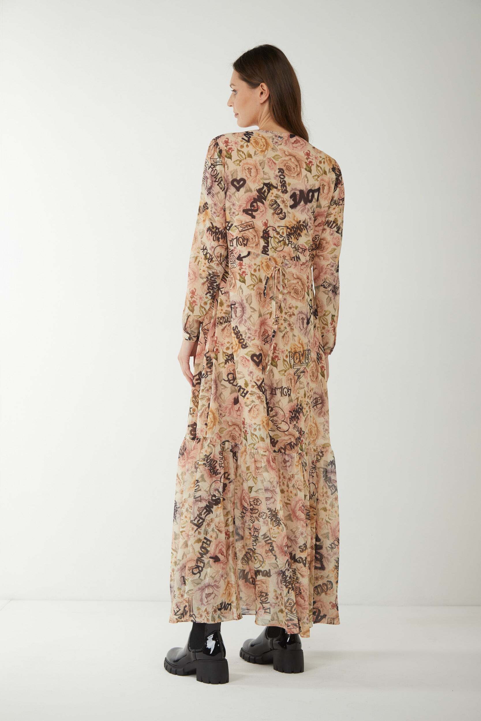 TWINSET Abito Beige a Fantasia - 38