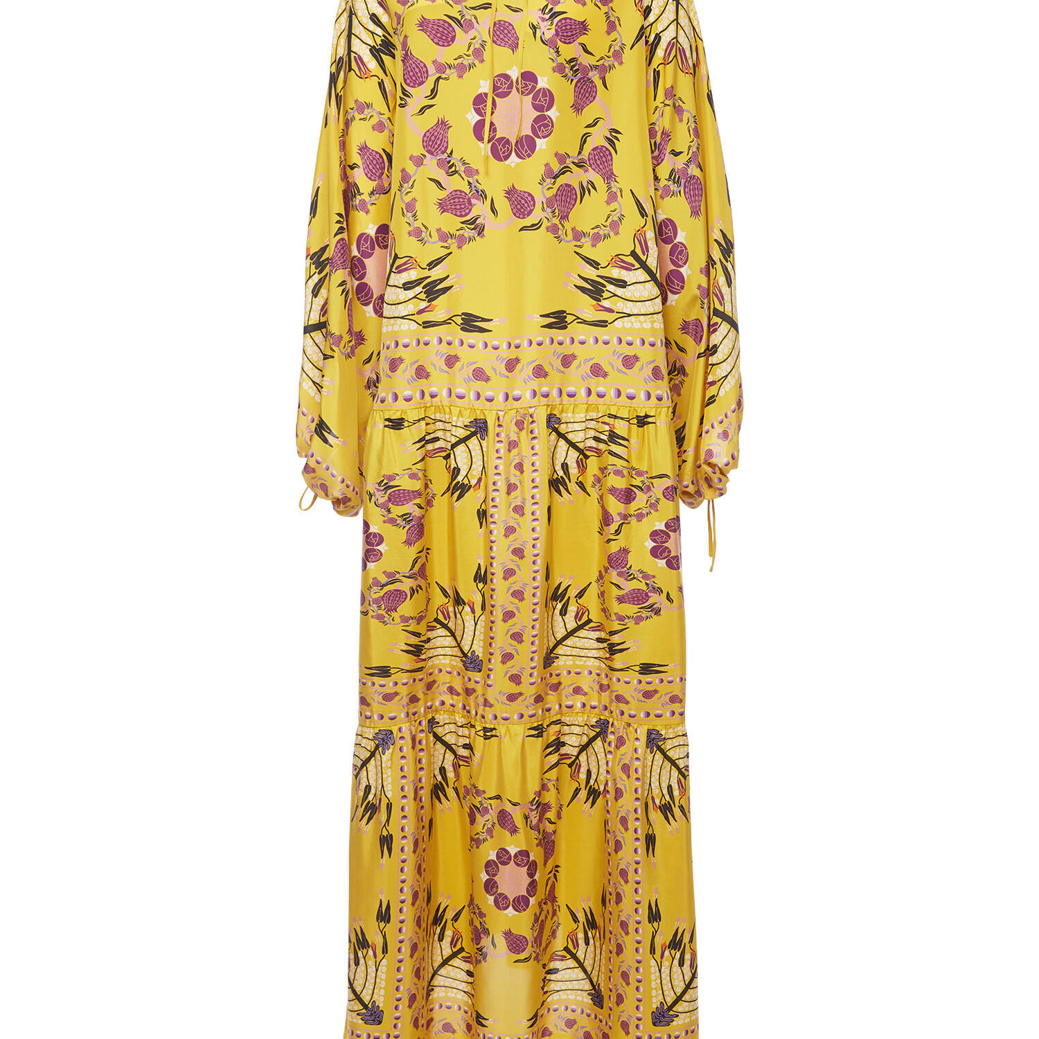 La DoubleJ Treasure Trove gend - Vesta Dress (Placée) Melograno Giallo Placée S 100% Silk