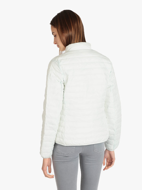 Norway Piumino Leggero Da Donna Con Cerniera Giacche Leggere Bianco Taglia L