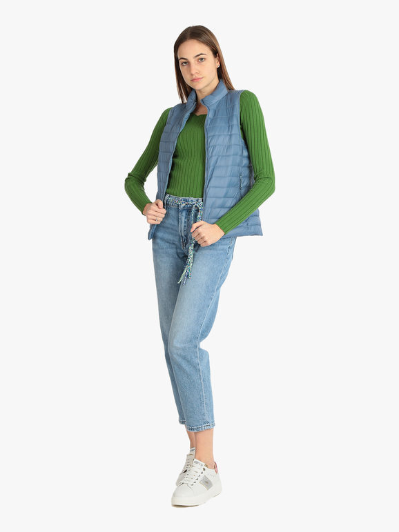 Solada Giacca Smanicata Da Donna Smanicati Jeans Taglia S