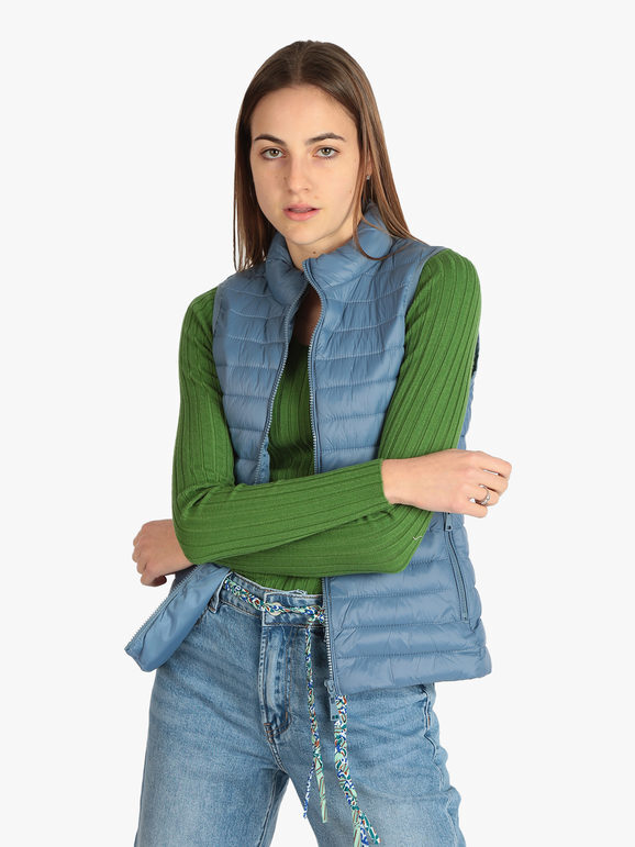 Solada Giacca Smanicata Da Donna Smanicati Jeans Taglia S