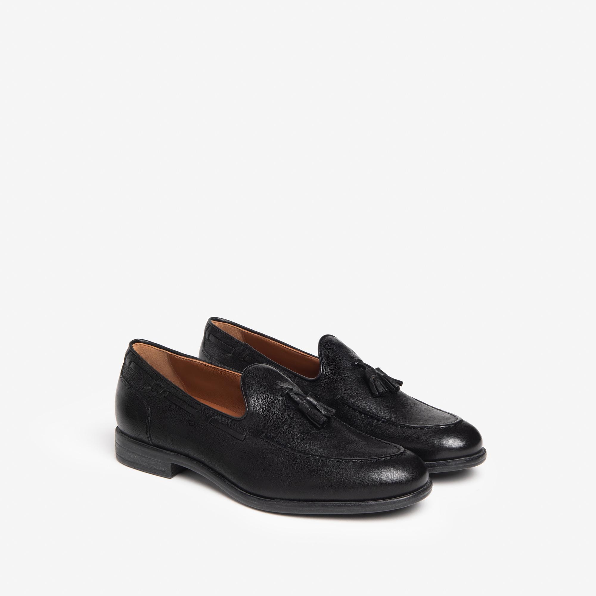 NeroGiardini E302780UE Mocassino uomo in pelle nera