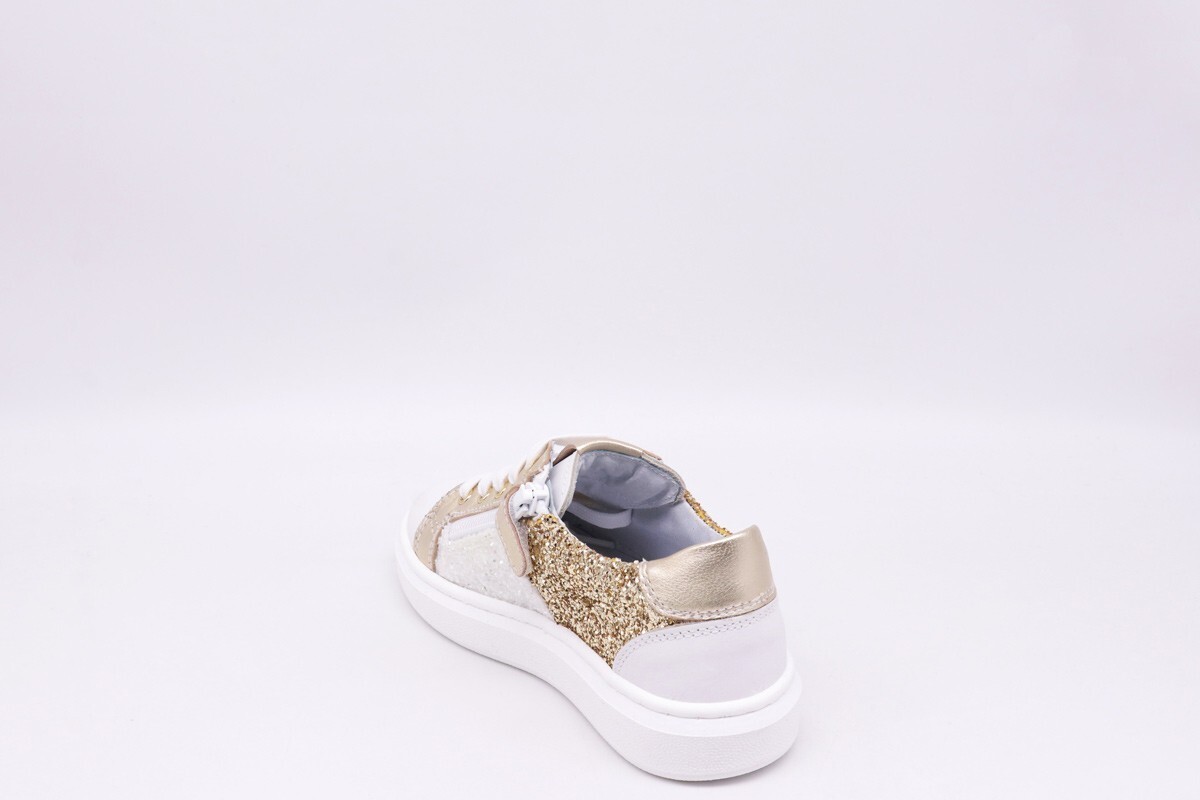 Sneakers NeroGiardini I227287F Per Bambina - Made In Italy, Pelle, Suola Leggera, Tecnologia DryGo!