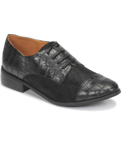 Scarpe Mary Janes da donna con fibbia, punta tonda, in pelle verniciata, basse, scarpe basse per la scuola, Marrone, 36.5 EU