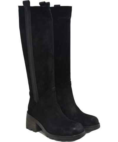 Stivali Da Donna Dorking In Pelle Con Tacco Largo - Foto 6