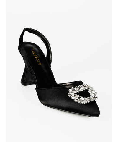 EDEFS Scarpe Donna Con Tacco A Blocco 10 Cm, Punta Tonda, Eleganti E Comode Per Ufficio, Feste E Matrimoni - 3