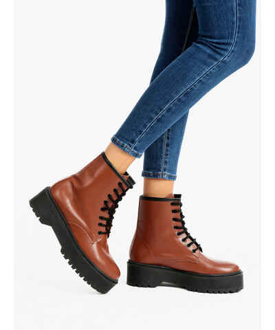 Stivali Impermeabili Donna Platform Con Suola Antiscivolo, Scarponcini Western In Tinta Unita Comodi E Morbidi Per Inverno, Trekking E Pioggia
