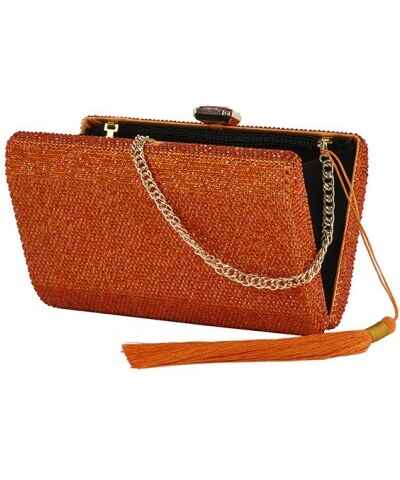 Pochette da donna con motvo floreale, borsa creatva da donna