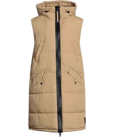 Gilet invernale lungo trapuntato reversibile da donna, elegante e