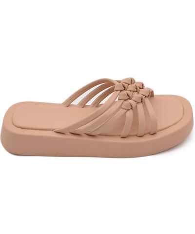 STILE DI VITA 8483 Ciabatte Donna Sabot Zeppa Alta Vera Pelle Nero