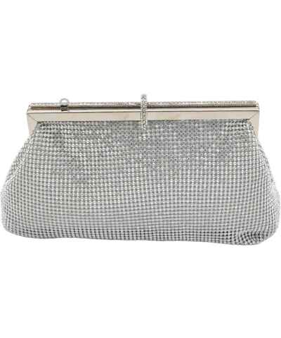 Clutch argento hot sale