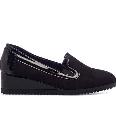 LGYKUMEG Scarpe Da Donna Nere, Scarpe Da Donna In Velluto, Scarpe Tradizionali Aperte Con Tacchi A Strappo, Scarpe Cinesi Ballerine Scarpe - 5