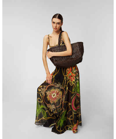 Borsa Shopping Bella Di Notte Blu