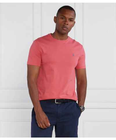 t-shirt seamless uomo rosa in cotone - AURALEE - d — 2
