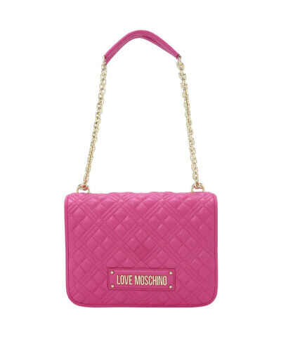 Borsa a Spalla Vanity in Canvas / Rosa