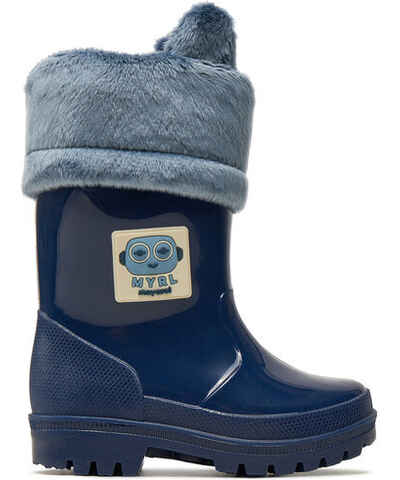 Stivali PolarKala Bambino Unisex In Gomma EVA - Impermeabili, Blu Scuro, Taglia 32/33 EU