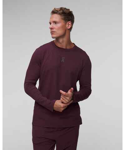 Maglia SUN68 uomo bordeaux girocollo misto lana