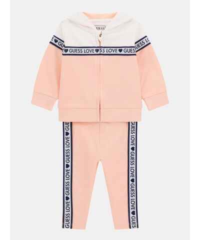 Completo Bambina Felpa Con Pantaloni - Abbigliamento Autunno/Inverno, Tinta Unita, Moda Casual