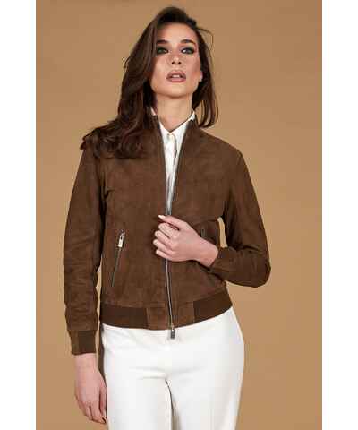 Giacca Donna In Faux Suede - Corta, Elegante, Autunno/Inverno, Taglia Standard - Foto 13