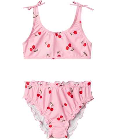 Costume Bagno 3 Pezzi Ragazza Costume Da Bagno Bikini 3 Pezzi Ragazza - Top Nero Con Pantaloncini, Taglia 9-10 Anni Costumi Da Bagno Bambina 10 Anni