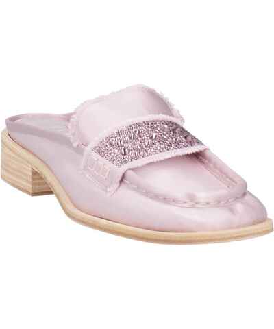 Mule Donna In Finta Pelle Nera – Ballerine Con Tacco A Blocco – Taglia UK 6, EU 43