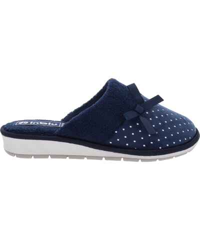 Isotoner Pantofole Donna A Pois 41 EU - Microvelluto Con Memory Foam E Suola Ergonomica