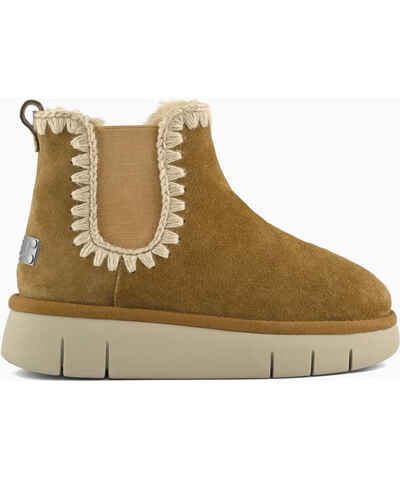 Palado Surcul Stivaletti Invernali Da Donna Con Tacco A Blocco - Scarpe Alla Moda In Pelle Beige Con Chiusura Lampo