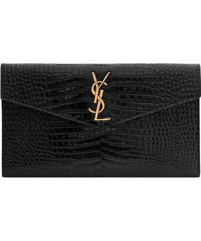 Pochette Da Sera Donna Glitterata Con Catena – Borsa A Mano Per Matrimonio, Feste, Bianco, Dimensioni 24x14x5 Cm
