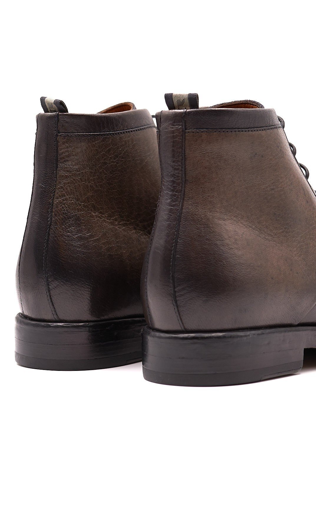 STIVALETTO ROSSI IN PELLE GRIGIO, Colore Grigio