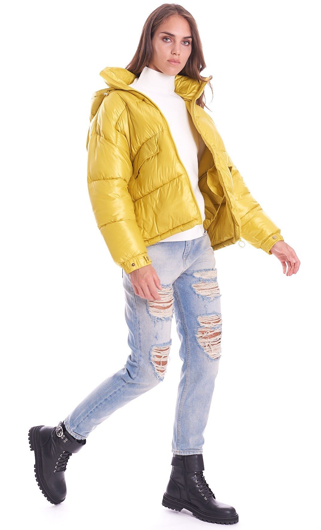 JEANS BOYFRIEND TWINSET ACTITUDE CON ROTTURE