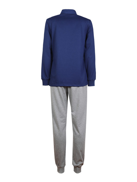 Laura Biagiotti Completo Donna 2 Pezzi In Cotone Tute Sportive Blu Taglia S