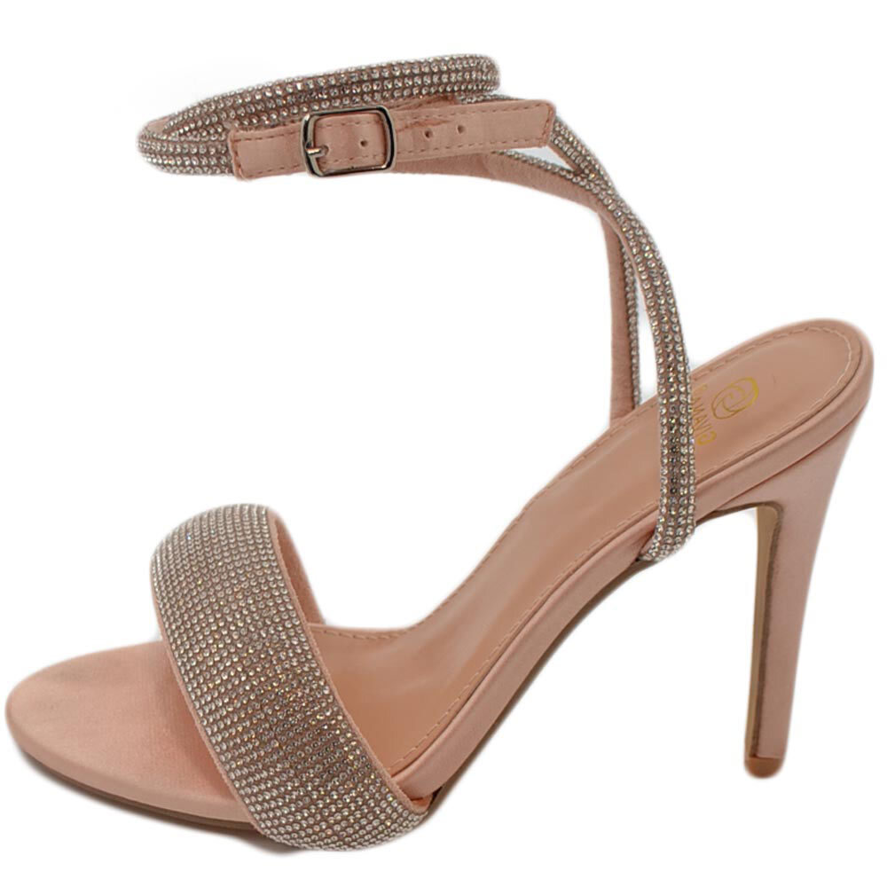 Cintura Donna Western Con Strisc E Paillettes - Pelle PU Con Fibbia A Strass Per Jeans - 3