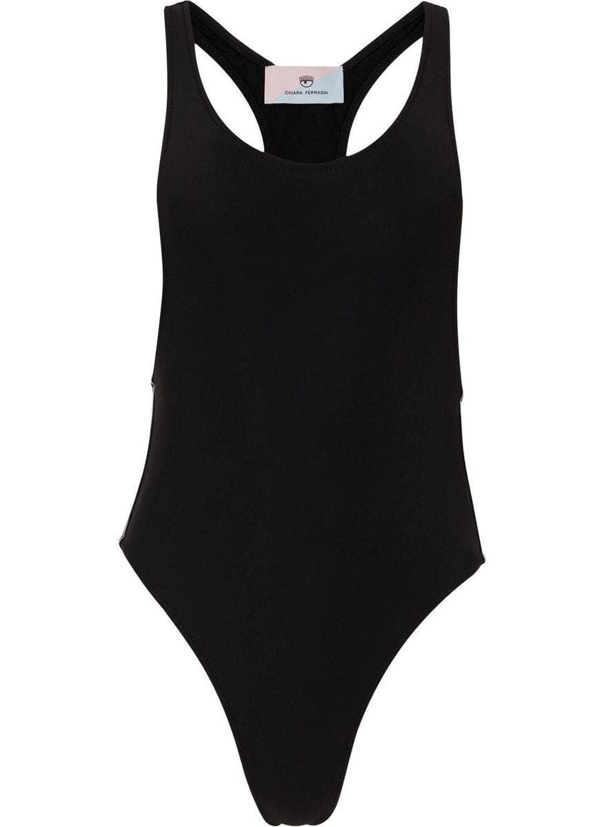 Chiara Ferragni Costume intero olimpionico logomania