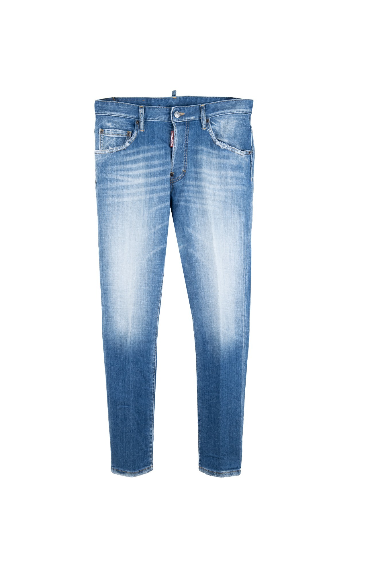 DSQUARED2 S74LB1276 470 Jean-56 Denim Cotone, Elastan, Poliestere, Pelle