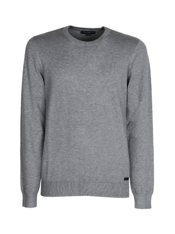 Baci & Abbracci Pullover Girocollo Da Uomo Grigio Taglia 3xl