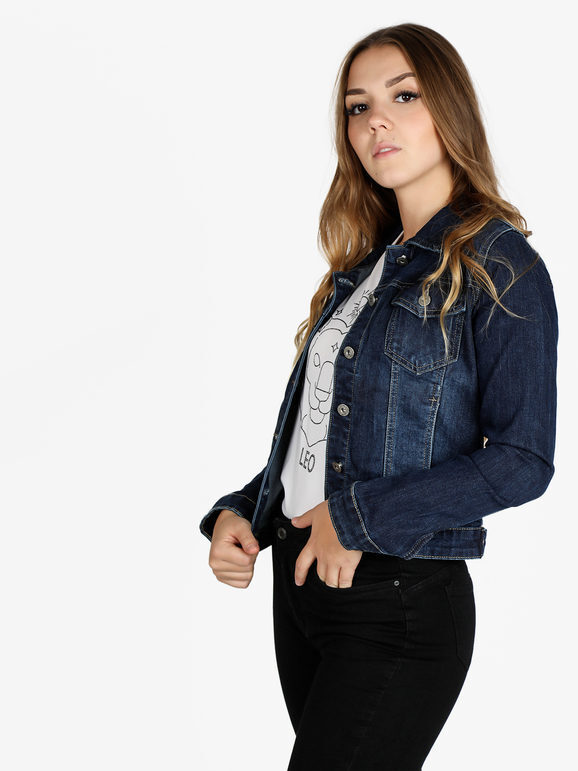 Solada Giacca Donna In Jeans Taglia L