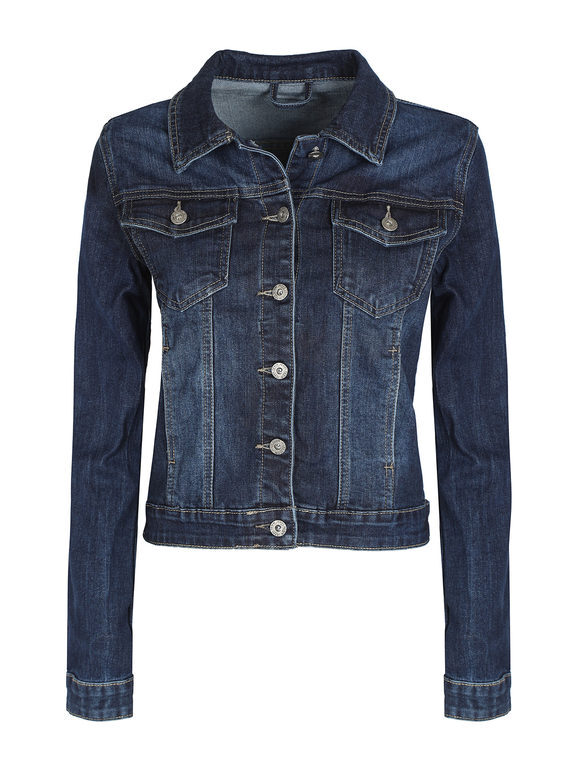 Solada Giacca Donna In Jeans Taglia L
